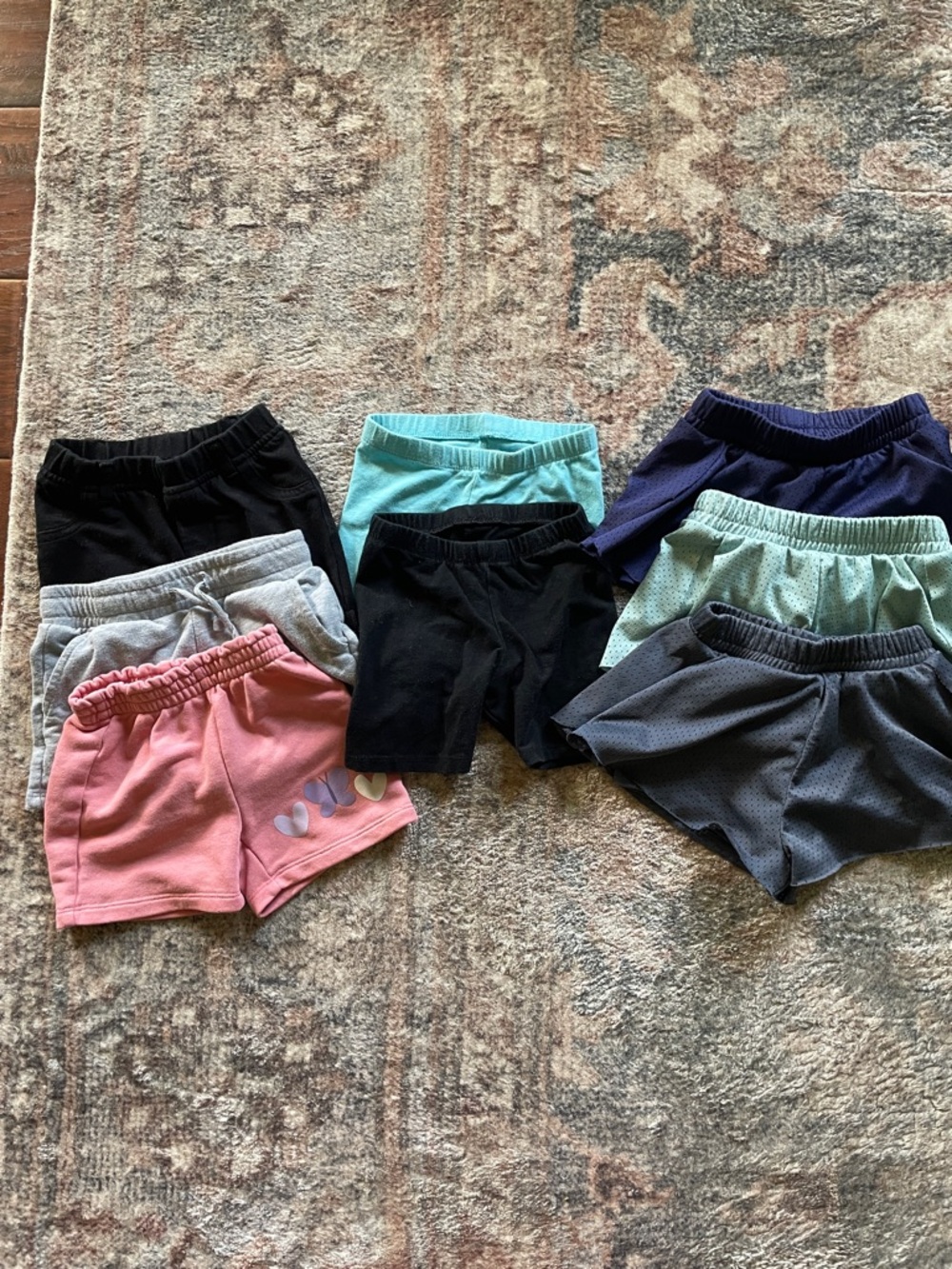 Garanimals Girls Pink and Mint Assorted Shorts Set